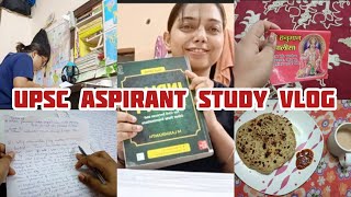 Upsc aspirant - cramming, classes, revising, backlog, cooking etc.. |productive day vlog| #upsc