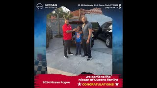 Congratulations on your New 2024 Nissan Rogue from Nissan of Queens