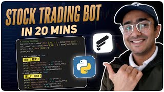 How to build a Stock Trading Bot in less than 20 mins | Finazon API