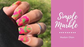 Sandwich Bag Marbling | Madam Glam | Gel