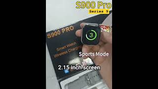 S900 Pro 🔥2.15 inch screen size | Stainless steel body Type | Series 9 | Sports Mode | #shorts