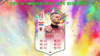 FIFA 20 PLAYER REVIEW SUMMER HEAT ANTE REBIC SBC!!!!