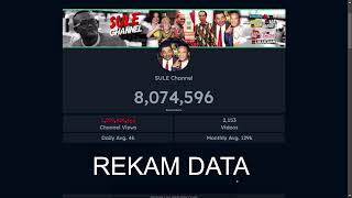 SULE CHANNEL - LIVE SUBSCRIBER DAN VIEW COUNT