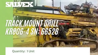 Virtual Product Inspection at Salvex - Track Mount Drill KR806-4 SN: 66526 (1 Unit)