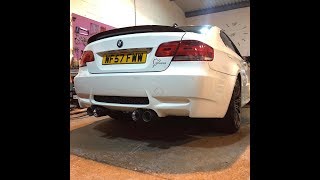 BMW E92 M3 Custom exhaust build