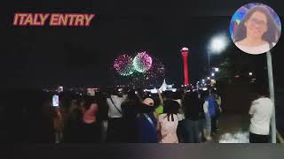 32nd MACAO INTERNATIONAL FIREWORKS DISPLAY CONTEST 2024!!!ITALY ENTRY AMAZING #Travelangels vlog