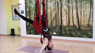 Yoga AÉREO posturas invertidas 🤸‍♀️🧘