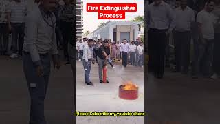 अग्निशामक यंत्र ।। fire 🔥 extinguisher process । #fireextinguisher #shorts #firedrill#fireprevention