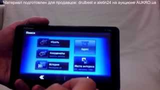 PIONEER P795 GPS навигатор на ОС Андроид - видеообзор