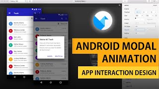 Android App Interaction Flow | Modal Tutorial