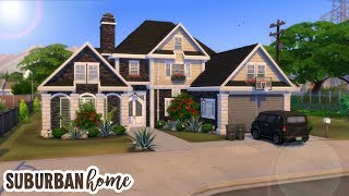 SUBURBAN FAMILY HOME | The Sims 4 Speed Build