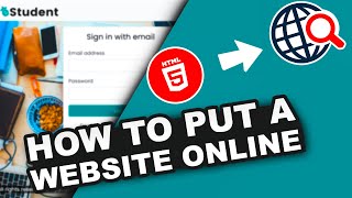 HOW TO PUT A WEBSITE ONLINE ( ON THE INTERNET ) - A STEP-BY-STEP GUIDE