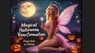 🎃Magical Halloween Transformation: From Chris to Chrissy 🌟✨ #Halloween #sissy