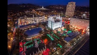 Temple Square Christmas Lights * The Tabernacle Choir * Christmas Slideshow