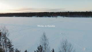 Amazing winter in Karelia | Quadcopter film