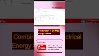 Combination of Energy Sources #shorts  #kcl #kvl  #electricalengineering #network