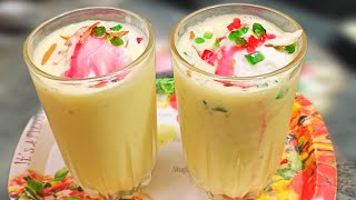 Badam Milk Shake Recipe |Summers Special Juice Center Style Badam Milk Shake