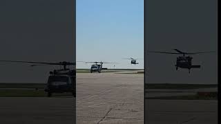 had some blackhawks decide to park 20 feet from me today! #blackhawkhelicopter #military #usarmy