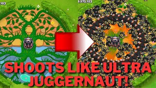 This TACK SHOOTER Shoots like an ULTRA JUGGERNAUT! Bloons TD 6