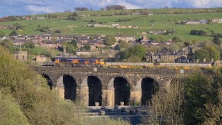 TRU engineering train rattles across viaduct with idyllic backdrop 😃