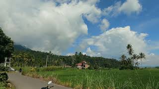 Suasana Desa di Kota Batu Warkuk Ranau Selatan, Persawahan Membentang Luas