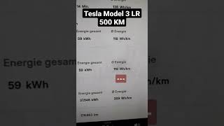 500 km Reichweite mit dem Tesla Model 3 LR - Frankfurt nach Lübeck #tesla #model3 #elektroauto