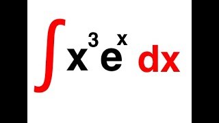 integral of x^3(e^x)