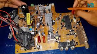 How to Crt tv 6 horizontal problem repair #nurnobielectronics