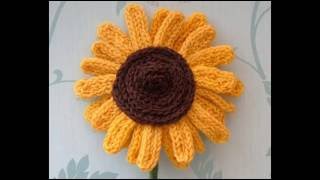 Easy Knitted Flowers - "Road to Moscow" by Jingle Punks