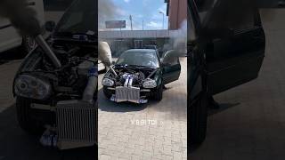 V8 4.2 TDI BI-TURBO GOLF MK4 SWAP BY GOGI RACING