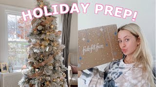 PREPARING FOR THE HOLIDAYS: christmas decorating, unboxing, vlogmas?!