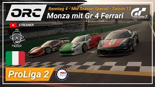 GT7 | ORC | ProLiga 2 | Rennen 4/7 | Saison 13 |  Gr 4  | BoP | Monza - ITA