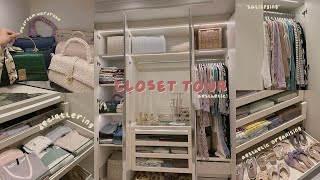 ♡extreme closet makeover + closet tour : aesthetic organising, *dream wardrobe*