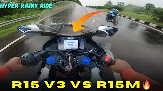 Tezz barish me ho gayi Race|| R15m vs R15 v3 || Gt 650 unexpected entry🔥