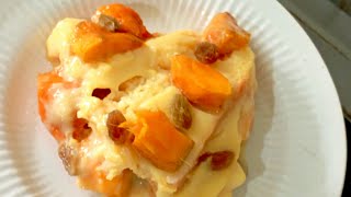 Mango Bread Pudding / Mango dessert / আমের পুডিং