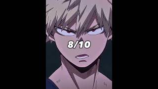 Rating anime characters #anime #animedit #myheroacademia #viral #bokunoheroacademia #bakugou #capcut