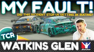 WHOOPS! Have I thrown away another good result? This is TCR Open on iRacing at Watkins Glen