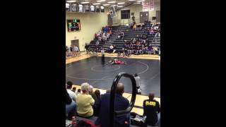 Matt Freshman Year Varsity Wrestling Match