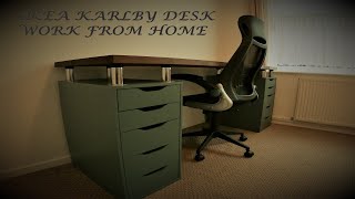 IKEA ALEX/KARLBY DESK BUILD