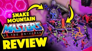 Masters of the Universe Motu Origins Snake Mountain Playset Review!