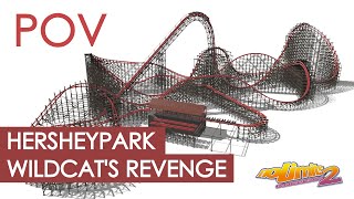 [NL2] Hersheypark - Wildcat's Revenge POV - Hybrid Coaster 2023