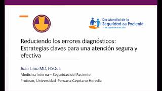 Reduciendo errores en el diagnóstico - Dr. Juan Limo (CMP) #error #medicina #diagnóstico #medico