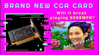 New $31 CGA card from AliExpress - tested with Area5150 and 8088MPH in Composite CGA