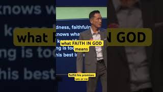 what FAITH IN GOD means