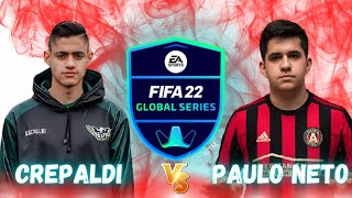 CREPALDI VS PAULO NETO - FIFA 22 GLOBAL SERIES | PRÓ X PRÓ