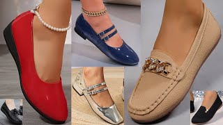 2025 LATEST SUPER COMFORTABLE CHIC CLASSY SHOES DESIGNS FOR WOMEN LATEST DAILY WEAR SHOES COLLECTION