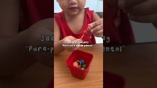 Melatih kemampuan pramenulis anak #idebermainanak #montessori #mainananak #sensoryplay #finemotor