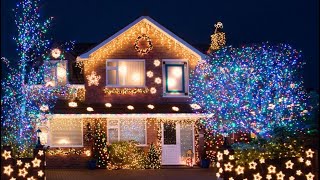 🎄100 OUTDOOR CHRISTMAS LIGHTING IDEAS FOR HOME - CHRISTMAS DECOR IDEAS DIY - ROOF DECORATING IDEAS🎄