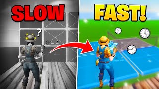 How to EDIT FASTER In Fortnite