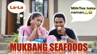 Mukbang Seafoods + MilkTea |pauEnz Vlog| | 6th Vlog|